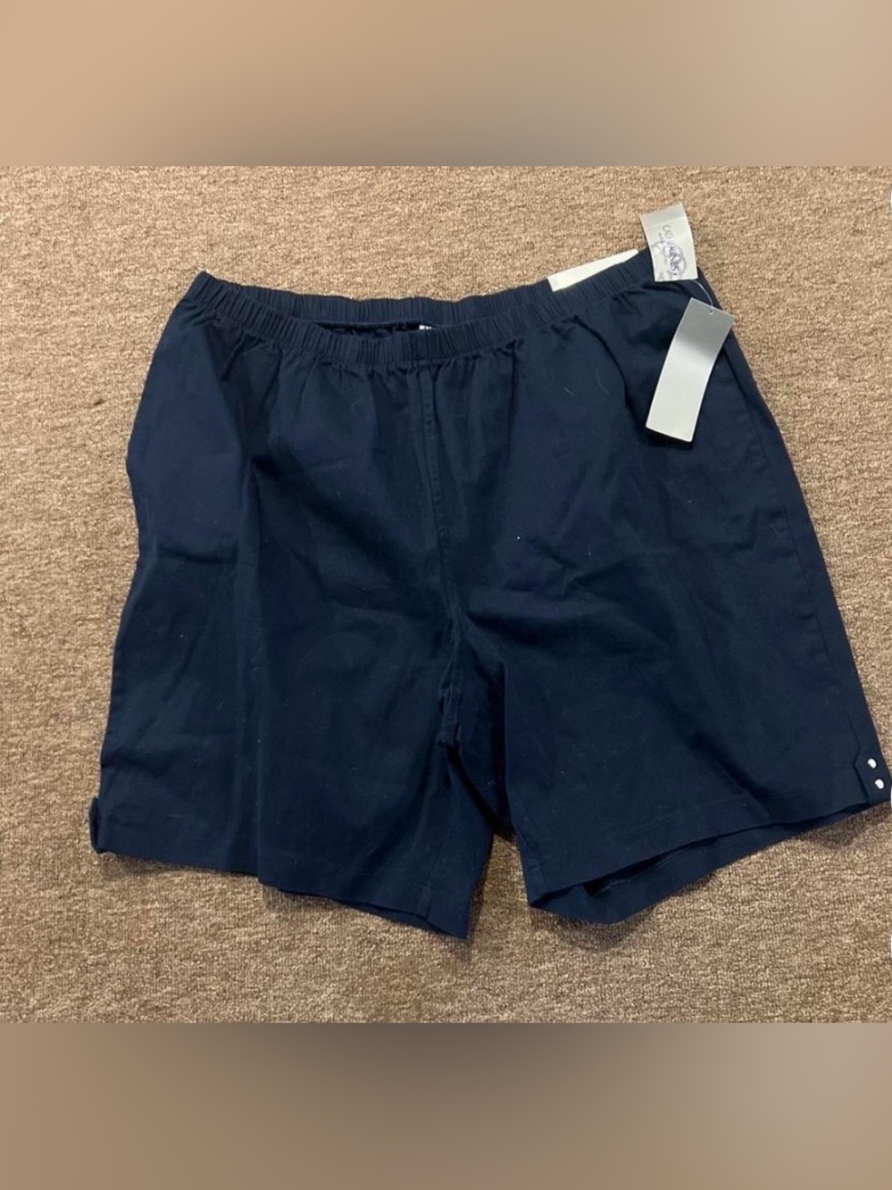 Catherine’s navy cotton shorts 3X NWT